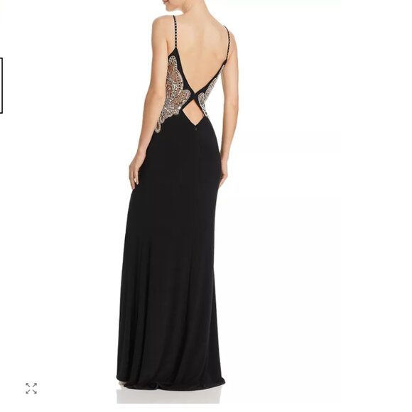 Avery G Embellished Cutout Gown Sz. Small - Picture 6 of 6